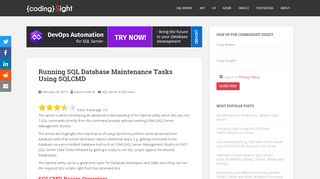 
                            2. Running SQL Database Maintenance Tasks Using SQLCMD | {coding ...