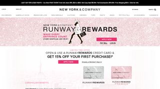 
                            4. RUNWAYREWARDS Card - New York & Company