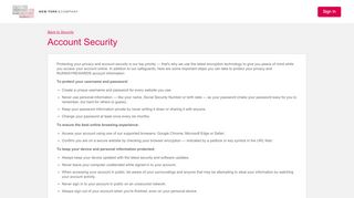 
                            2. RUNWAYREWARDS Credit Card - Account Security - Comenity