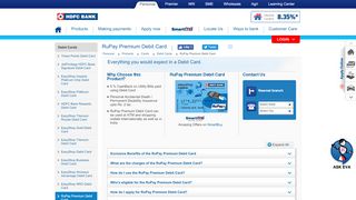 
                            2. RuPay Debit Card - Apply for RuPay Premium …