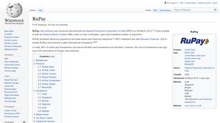 
                            4. RuPay - Wikipedia