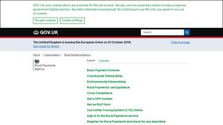 
                            3. Rural Payments Agency - GOV.UK