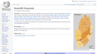 
                            4. Rushcliffe Wapentake - Wikipedia