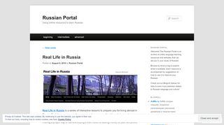 
                            8. Russian Portal | Using online resources to learn Russian