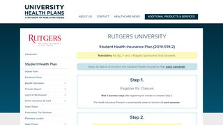
                            1. Rutgers University Student Health Insurance Plan | University Health ...