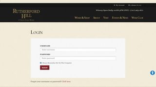 
                            3. Rutherford Hill - Login - Rutherford Hill Winery