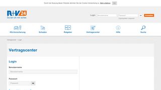 
                            1. R+V Versicherung - Ihr R+V24-Vertragscenter - Login