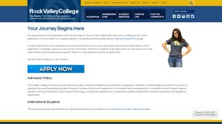 
                            5. RVC Application - Rock Valley College