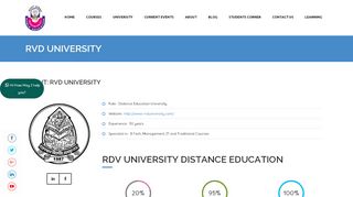 
                            11. RVD university Udaipur, Rajasthan (Deemed) | Distance ...