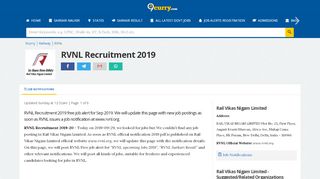 
                            6. RVNL Recruitment 2019 Apply Online Job Vacancies 24 August ...