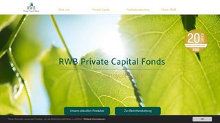 
                            2. RWB AG | Spezialist für Private Equity | Seit 1999