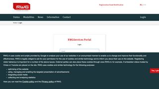 
                            7. RWGServices Portal - Login