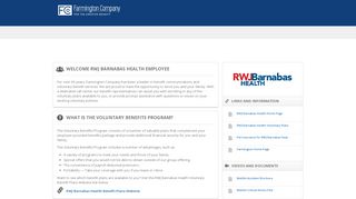 
                            11. RWJ Barnabas Health Portal - presented by The Farmington Company