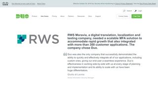 
                            7. RWS Moravia: Duo Case Study | Duo Security