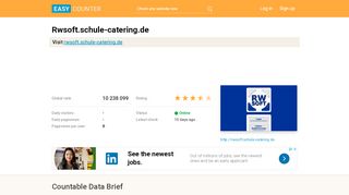
                            10. Rwsoft.schule-catering.de - Easy Counter