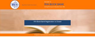 
                            2. RYA Book Bank