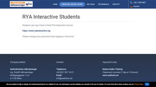 
                            9. RYA Interactive Students - SRC Online-Kurs