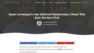 
                            3. Ryan Levesque’s Ask Method Masterclass | Read This Epic ...