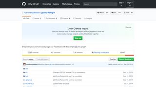 
                            2. ryandrewjohnson/jquery-fblogin: Empower your ... - GitHub