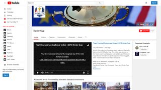 
                            1. Ryder Cup - YouTube