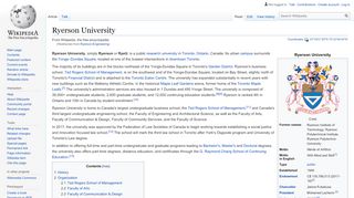 
                            7. Ryerson University - Wikipedia