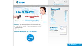 
                            1. Rynga | For the cheapest international calls