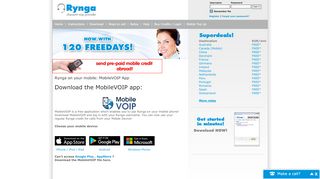 
                            6. Rynga Mobile apps - Rynga | For the cheapest international calls