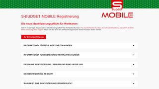 
                            3. S-BUDGET MOBILE Registrierung - tele.ring