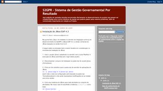 
                            6. S2GPR - Sistema de Gestão Governamental Por Resultado