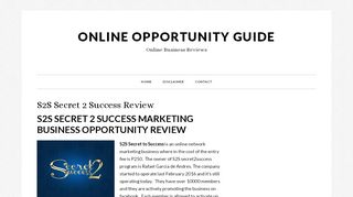 
                            6. S2S Secret2Success Marketing Business Review Online Business