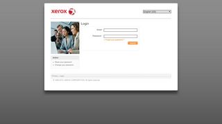 
                            3. S3 Application Login Request - Xerox Logout Page