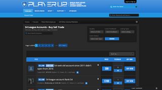 
                            5. S4 League Accounts - Buy Sell Trade | PlayerUp …