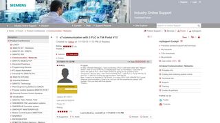 
                            1. s7 communication with 3 PLC in TIA Portal V13 - Entries - Forum ...