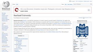 
                            9. Saarland University - Wikipedia