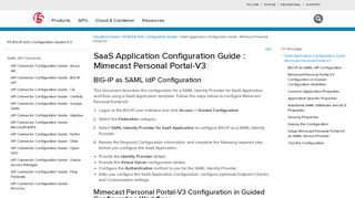 
                            7. SaaS Application Configuration Guide : Mimecast Personal Portal-V3