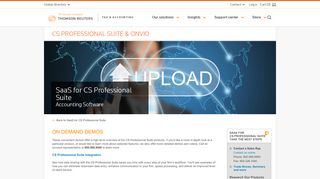 
                            3. SaaS - CS Professional Suite - Thomson Reuters