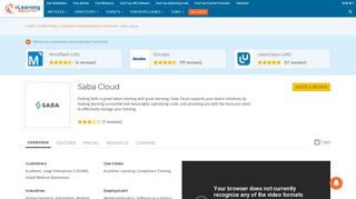 
                            8. Saba Cloud - eLearning Industry