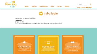 
                            9. Saba Login | learninghub