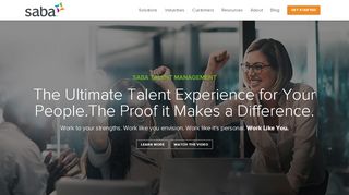 
                            3. Saba Software: Talent Management Software Solutions