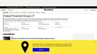 
                            5. Sabal Financial Group LP - Company Profile and News ...