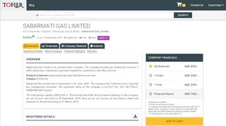 
                            6. Sabarmati Gas Limited - Financial Reports, Balance Sheets ...