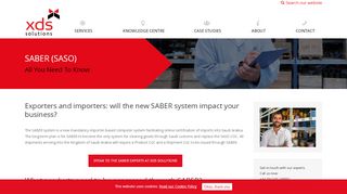 
                            4. SABER: All you need to know about SASO's changes - XDS Solutions