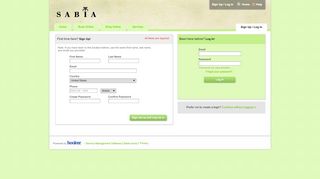 
                            4. Sabia > Login Or Sign Up - secure-booker.com