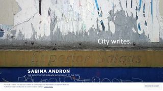 
                            9. SABINA ANDRON – THE RIGHT TO THE SURFACE IS THE RIGHT ...