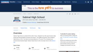 
                            5. Sabinal High School in Sabinal, TX - US News Best High Schools