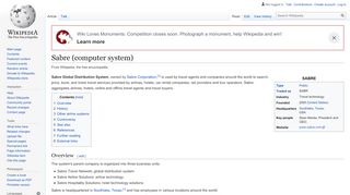 
                            10. Sabre (computer system) - Wikipedia