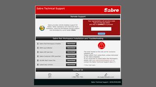 
                            7. Sabre Technical Support Tools