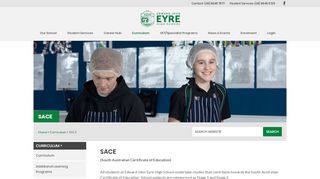 
                            8. SACE - Edward John Eyre High School - ejehs.sa.edu.au