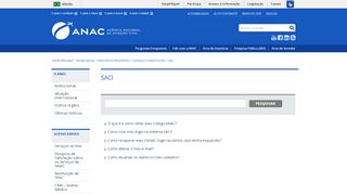 
                            1. SACI — Agência Nacional de Aviação Civil ANAC
