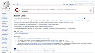 
                            9. Sacony Creek - Wikipedia